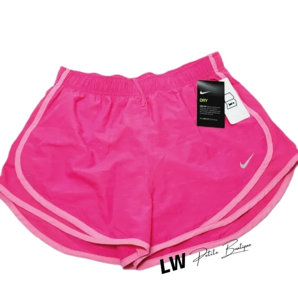 Nike Women's Dri-Fit Running Shorts Pink Medium - Picture 1 of 5